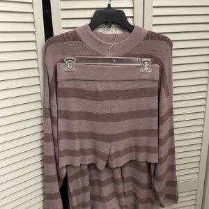 Free people Malibu surf sweater set
